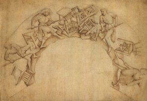 Men Shoveling Chairs by Rogier van der Weyden